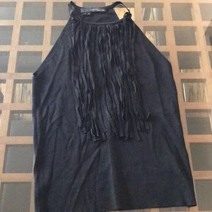 360 sweater fringe top! Never been worn!